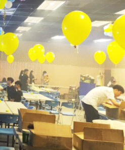 黃色汽球16吋(以上報價含下方垂重) *外送需知請詳閱訂購說明*  300.NTD