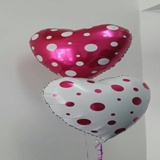 18"心型點點球-白色(DH1801)  240.NTD