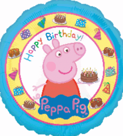 18" 佩佩豬生日鋁箔球 (31592) 240.NTD