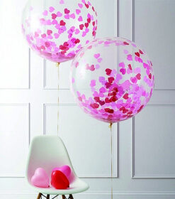 36吋透明乳膠大球內裝圓點.星星.愛心  2000.NTD