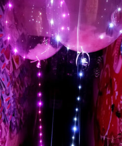 24吋泡泡球+羽毛+LED燈(空飄)  1450.NTD