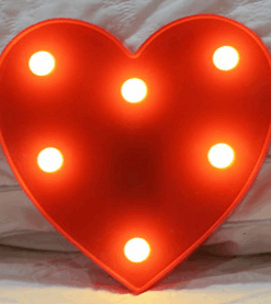 愛心燈(紅)(粉) 149.NTD