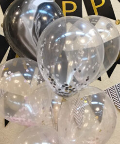 10吋.12吋乳膠透明內裝紙片-小圓點片(金銀玫瑰金) 100 .150.NTD