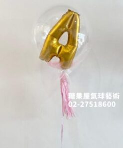 18吋日本泡泡球+字母(顏色-金 銀 玫瑰金任選1色) 800.NTD