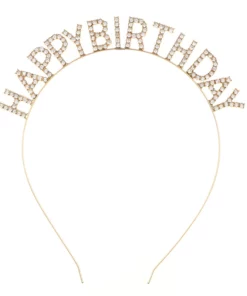 網紅 生日字母髮飾 顏色-金.銀.玫瑰金 3色 139.NTD