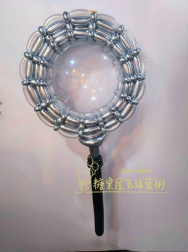 反毒活動 銀色放大鏡氣球道具 造型氣球藝術