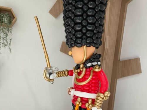 皇家衛兵氣球特寫畫面